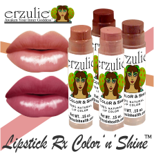 ERZULIE® RX COLOR & SHINE MINERAL LIPSTICK