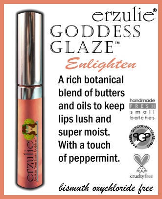 All Natural Mineral Lip Gloss  Goddess Glaze in ENLIGHTEN