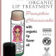 PINK SPARKLE LIP BALM TREATMENT in Organic Pumpkin Cheesecake